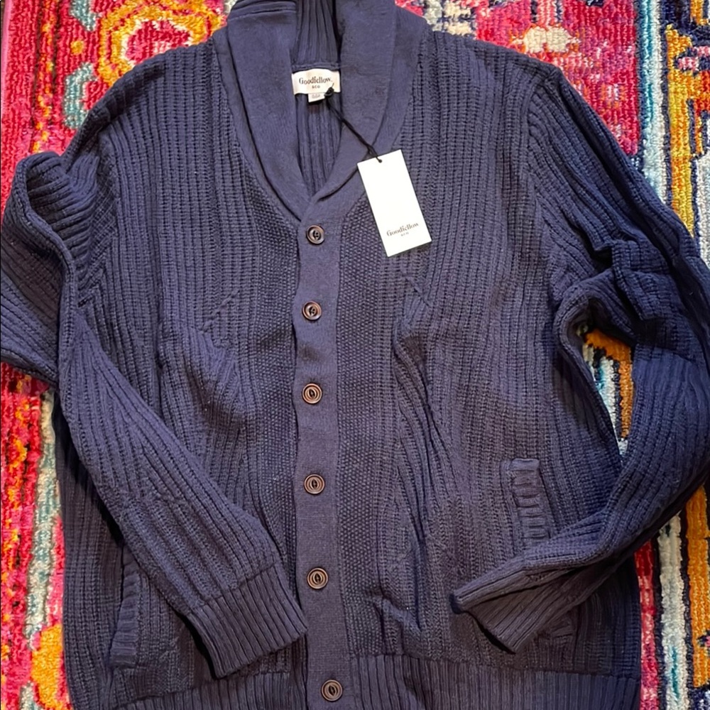 NWT Goodfellow & Co Men's Navy Sweater